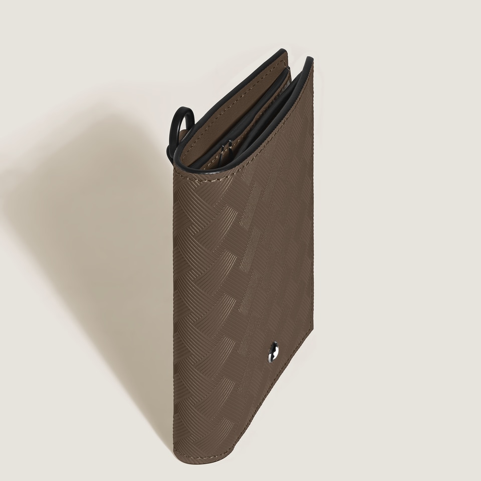 Compact Wallet 6cc in Extreme Leather - 4