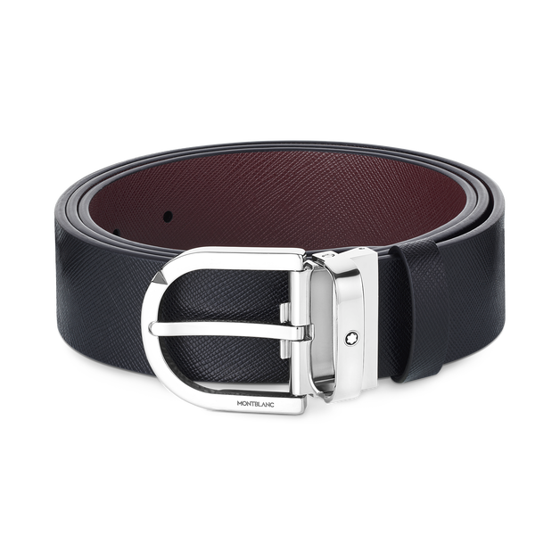 Horseshoe 35 mm Reversible Belt in Sartorial Leather - 1