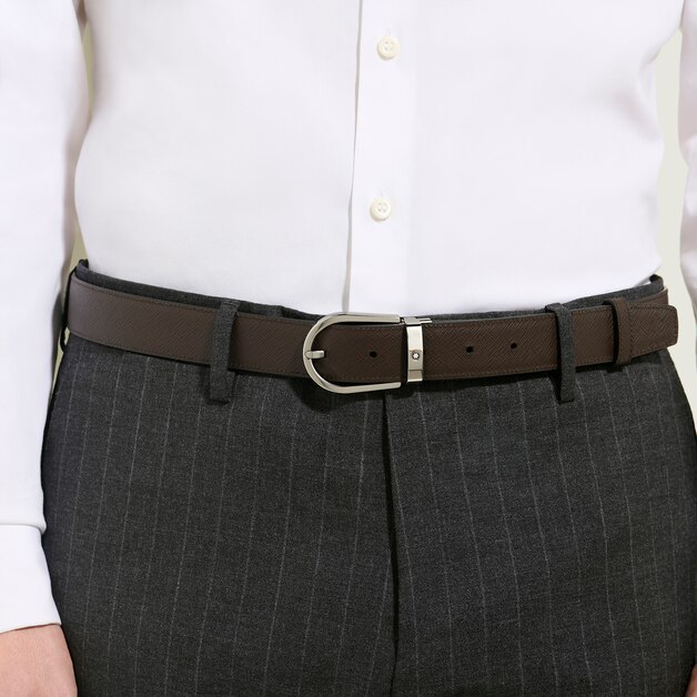 Horseshoe 30&nbsp;mm Reversible Belt in Sartorial Leather - 4