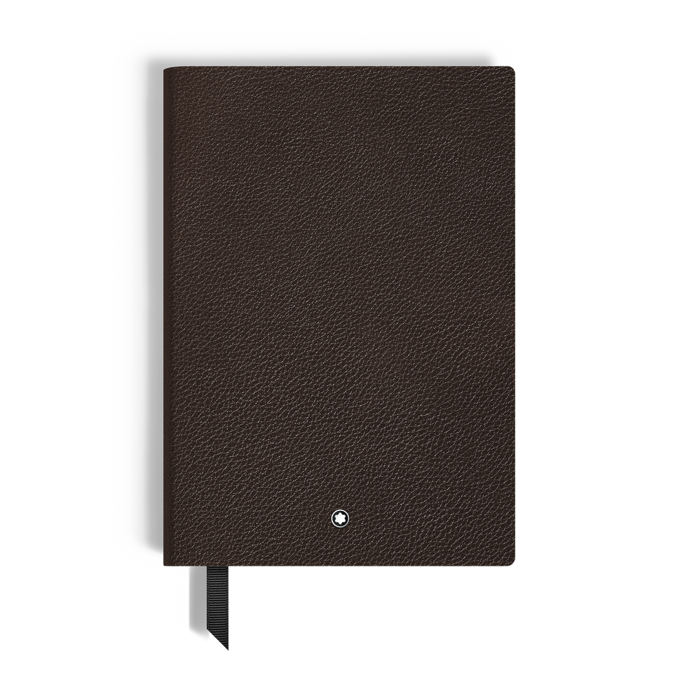 Medium Notebook in Grain Leather, Lined Pages - 1