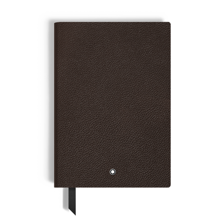 Medium Notebook in Grain Leather, Lined Pages