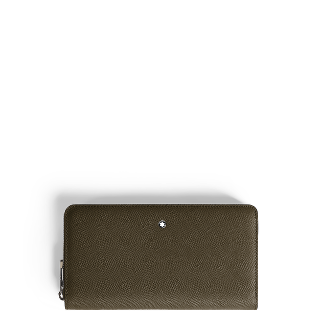Portefeuille Continental 12cc Zipp&eacute; en Cuir Sartorial - 1