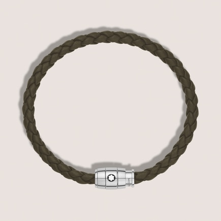 3 Rings Bracelet in Soft Leather