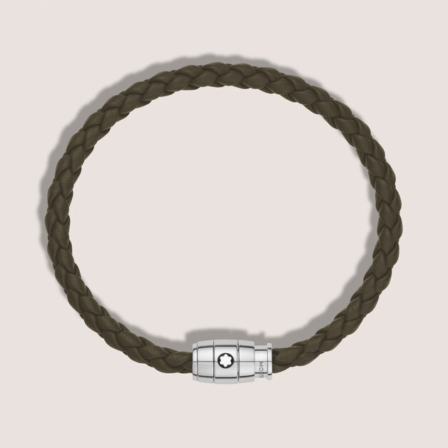 3 Rings Bracelet in Soft Leather - 3
