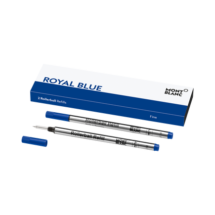 2 Rollerball Refills, Royal blue - Fine