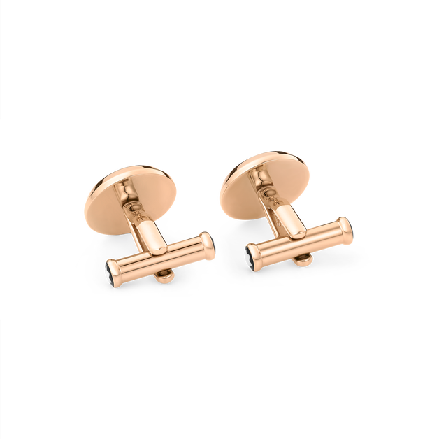 Meisterstück Cufflinks with Blue Goldstone Inlay - 3