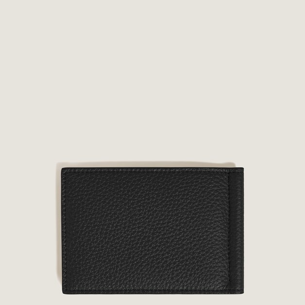 Wallet 6cc with Money Clip in Grain Leather - 5