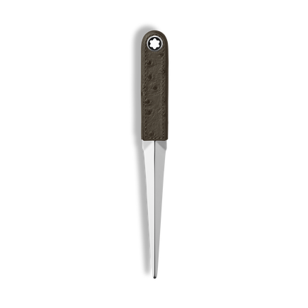 Letter Opener in Ostrich-Embossed Leather