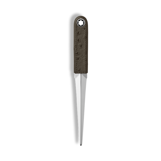 Letter Opener in Ostrich-Embossed Leather - 1