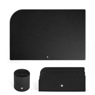 Set with Desk Pad, Pen Holder & Letter Rack