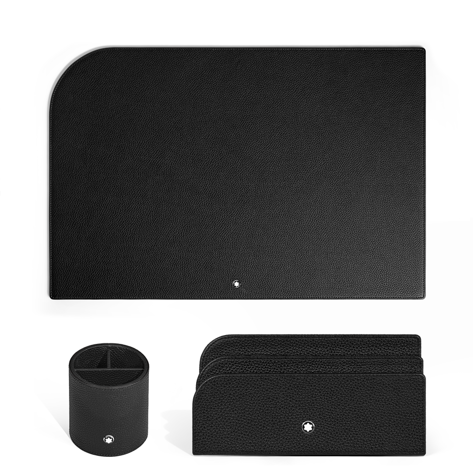 Set with Desk Pad, Pen Holder & Letter Rack - 1