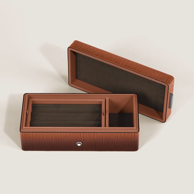 Pen Box in Corteccia Sfumato Leather - 3