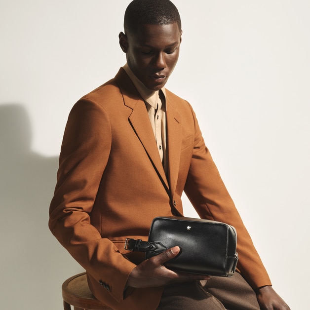 Wash Bag in Sartorial Leather - 2