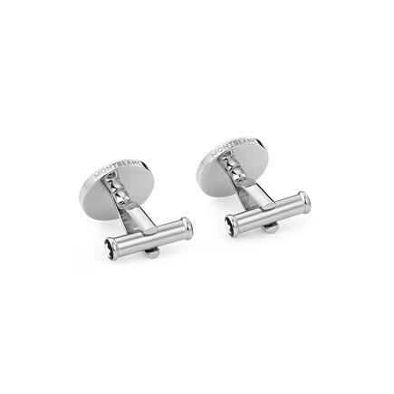 Star Cufflinks with Onyx Inlay