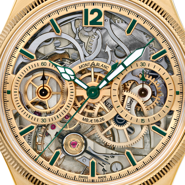 Montblanc 1858 The Unveiled Secret Minerva Monopusher Chronograph Limited Edition - 18 pièces - 6