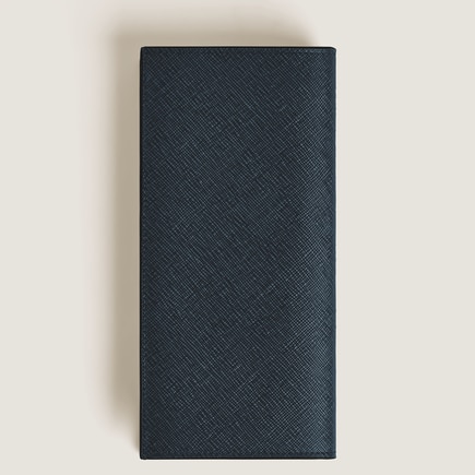 Sartorial wallet 14cc with zipped pocket 