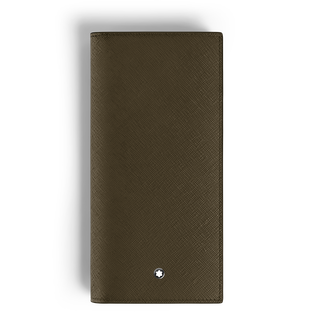 Long Wallet 14cc with Zip in Sartorial Leather