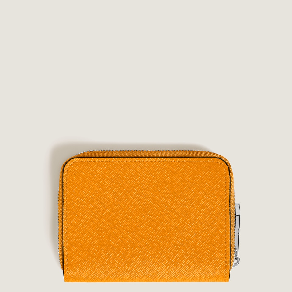 Mini Wallet 2cc with Zip in Sartorial Leather - 3