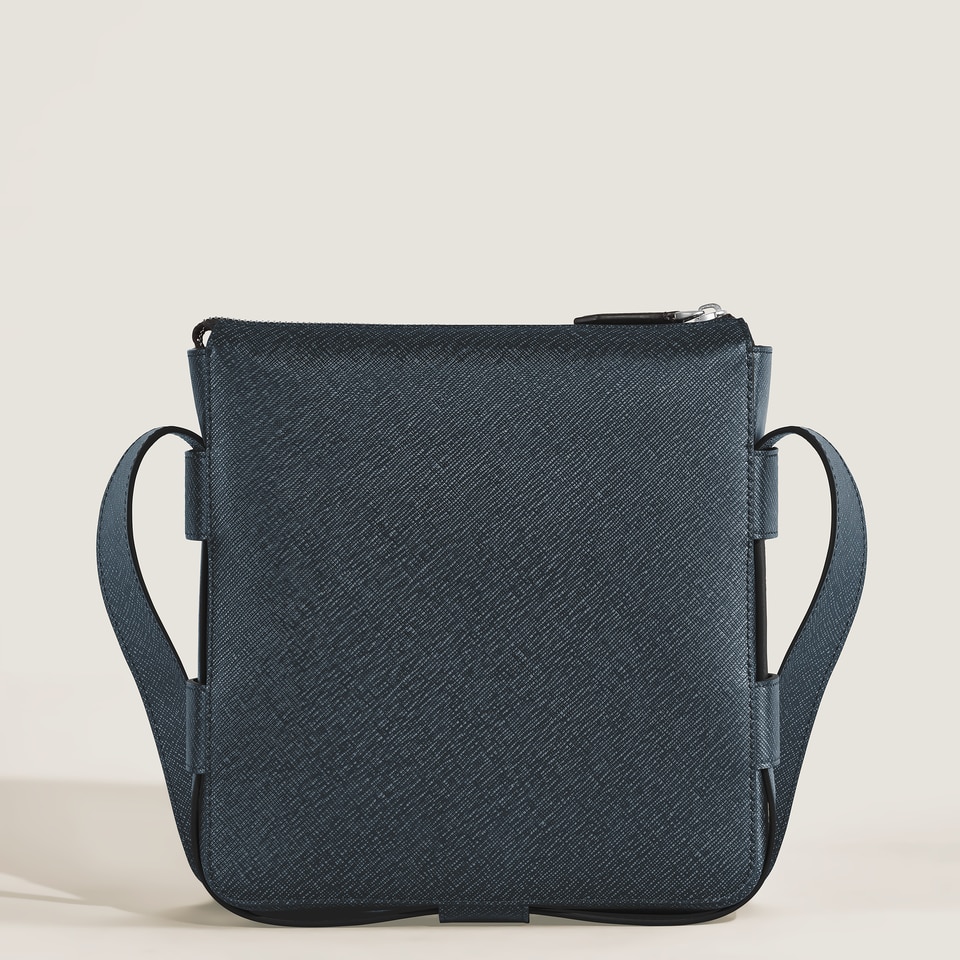 Vertical Belt Messenger Bag in Sartorial Leather - 5