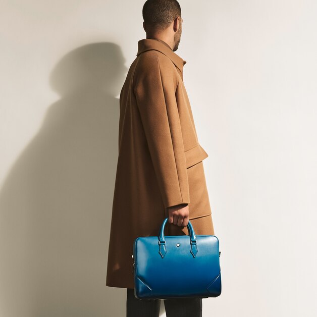 Medium Briefcase in Meisterstück Sfumato Leather - 5