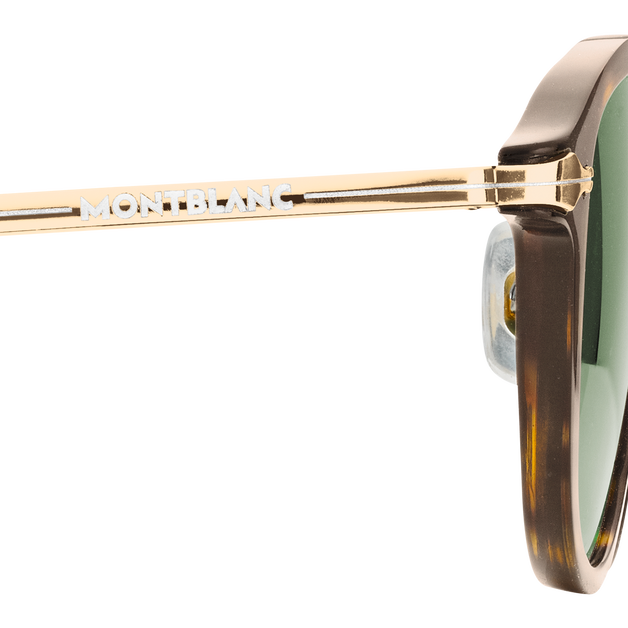 Lunettes de Soleil Rondes avec Monture Injectée Havane - 4