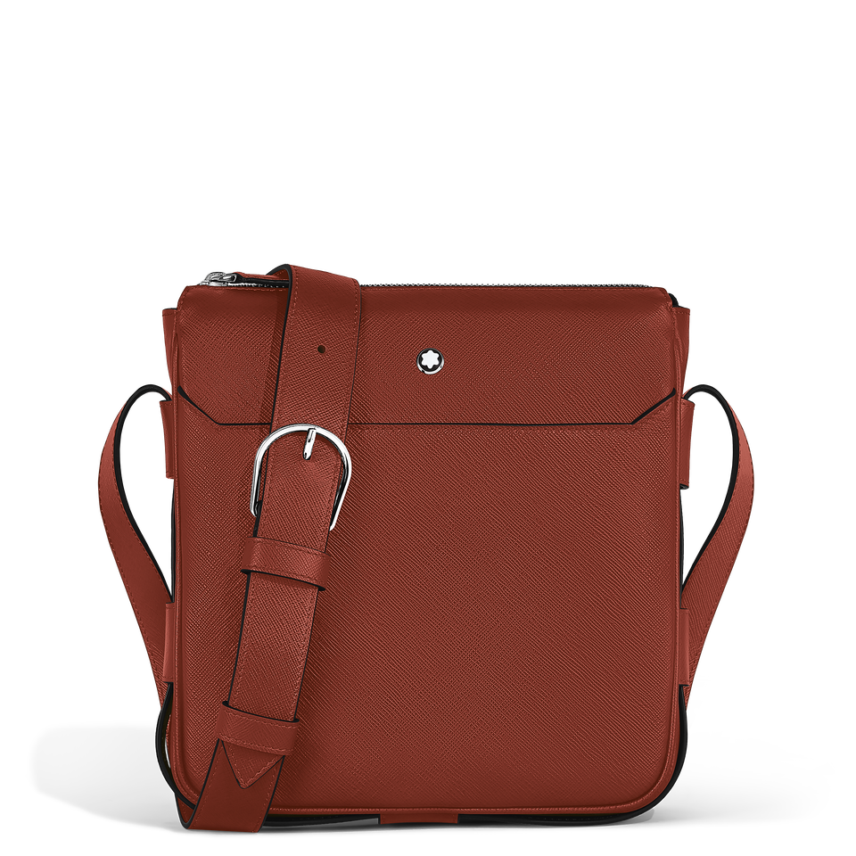 Vertical Belt Messenger Bag in Sartorial Leather - 1