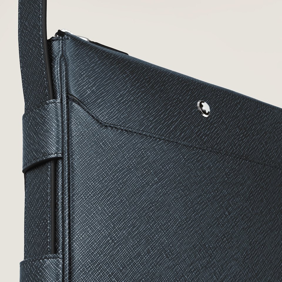Vertical Belt Messenger Bag in Sartorial Leather - 2