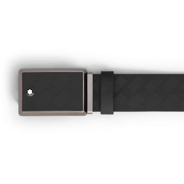 Marquetry Plate 35 mm Belt in Extreme Leather - 3