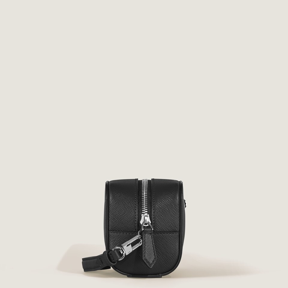 Small Wash Bag in Sartorial Leather - 7