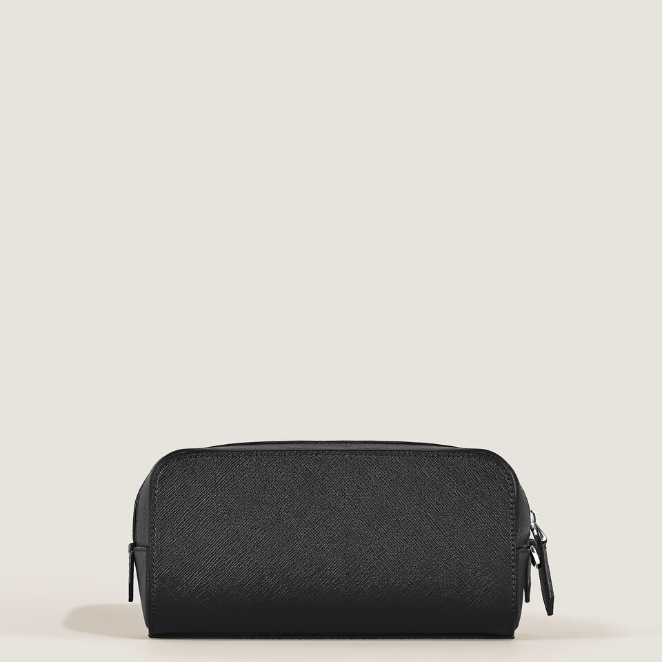 Small Wash Bag in Sartorial Leather - 5