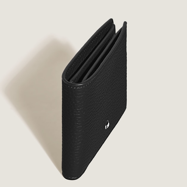 Wallet 4cc with Coin Case in Grain Leather - 5