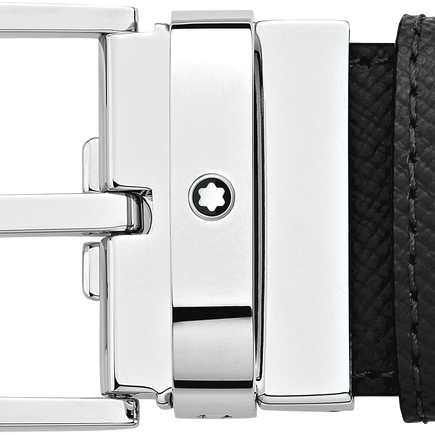 Rectangular 35 mm Reversible Belt in Sartorial Leather