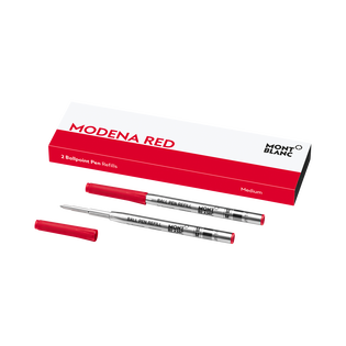 2 Ballpoint Refills, Modena Red - Medium