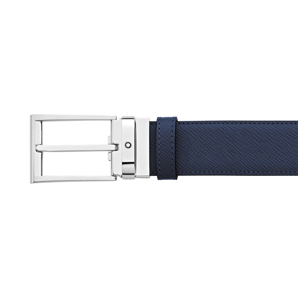 Rectangular 35&nbsp;mm Reversible Belt in Sartorial Leather - 4