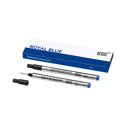 2 Rollerball LeGrand Refills, Royal Blue - Fine