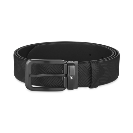 Rectangular 35 mm Reversible Belt in Extreme Leather