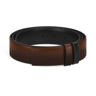 Brown Meisterst&uuml;ck/black Meisterst&uuml;ck 35mm reversible leather strap