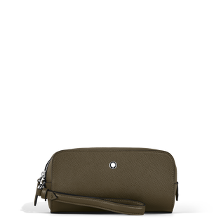 Small Toiletry Clutch in Sartorial Leather