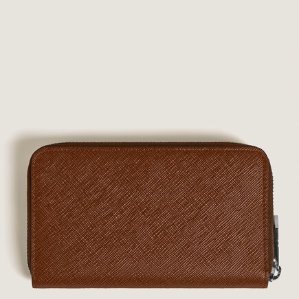 Medium Continental Wallet 12cc with Zip in Sartorial Leather