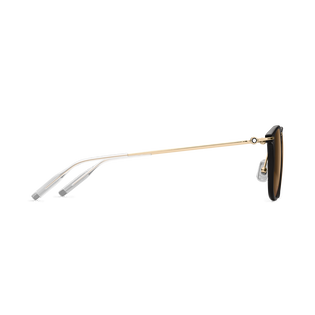 Round Sunglasses with Black Injected Frame