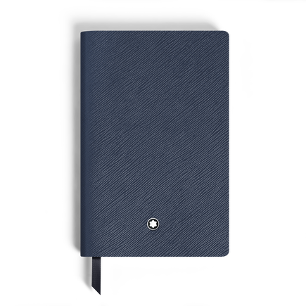 Small Notebook in Sartorial Leather, Lined Pages