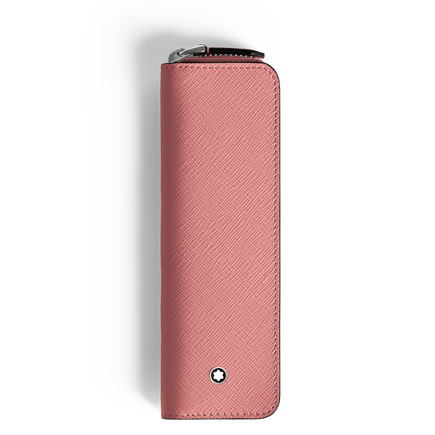 1-Pen Pouch with zip in Sartorial Leather
