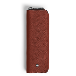 1 Pen Pouch with zip in Sartorial Leather