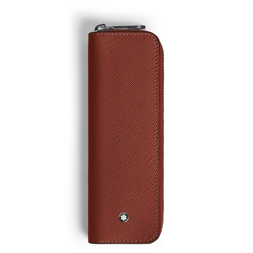 1 Pen Pouch with zip in Sartorial Leather - 1