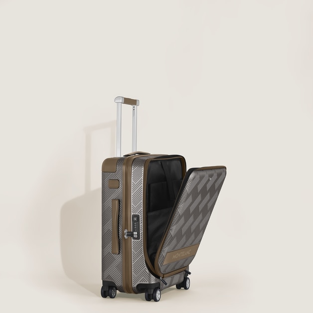 #MY4810 Cabin Suitcase with Front Pocket - 9