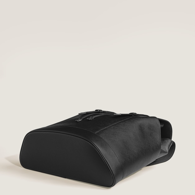 Sac &agrave; Dos Moyen Mod&egrave;le en Cuir Sartorial - 7