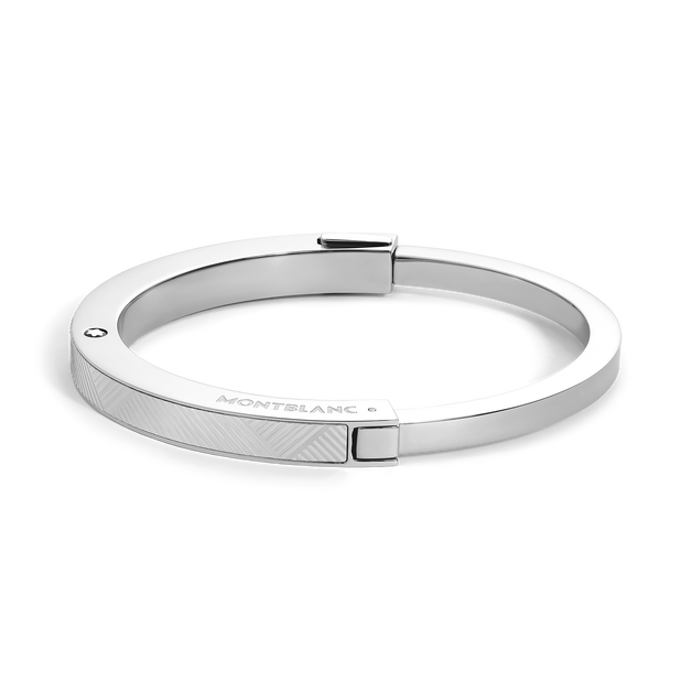 Bangle in Steel with Extreme Pattern - 1