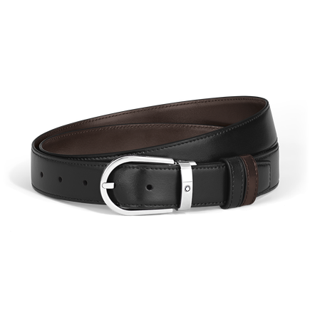 Horseshoe 30&nbsp;mm Reversible Belt in Meisterst&uuml;ck Leather