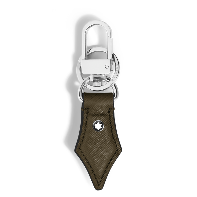 Porte-Cl&eacute;s Plume en Cuir Sartorial - 1