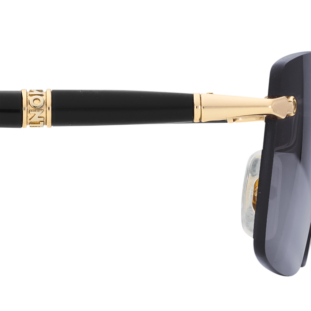 Rectangular Sunglasses with Gold-Coloured Metal Frame - 4